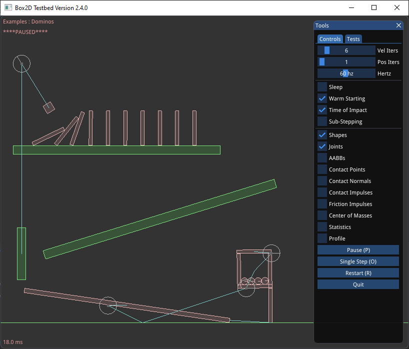 Box2D Testbed